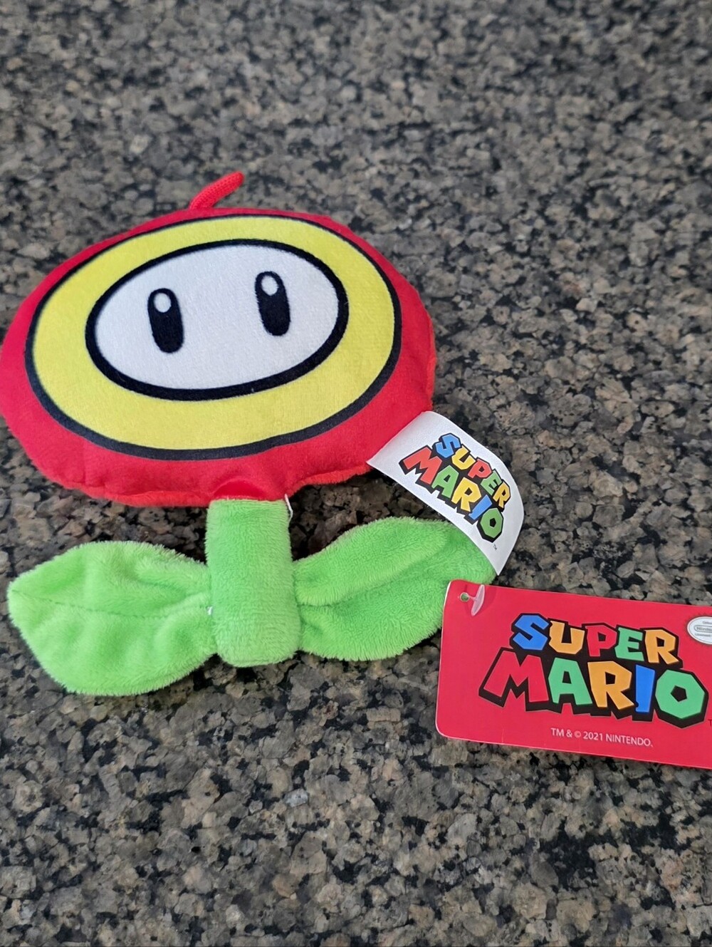Nintendo Super Mario 2021 Fire Flower Plush 6” Gamer Novelty Item Gift Rare Good
